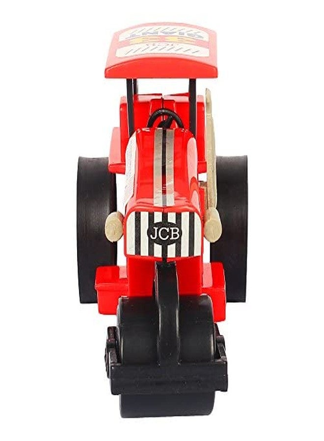 Shinsei Road Roller Maintenance Free Pullback Spring Action Race Toy Gift for Boys 3+ Years. Strong ABS Plastic, NO Sharp Edges, BIS Certified. Pack of 1, Color Red - Image 3